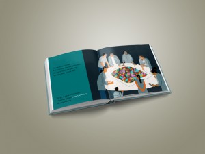 Mockup of the book