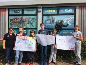 Proudly displaying their work