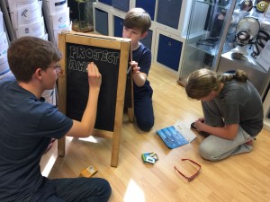 Getting arty on the chalk board
