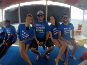Equipe Let's Dive no Dive Against Debris Pajuçara