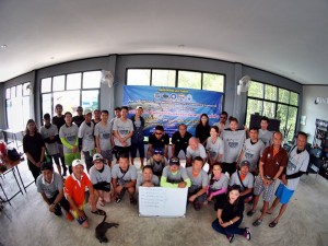 Cleaning project at Rayong province