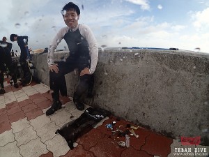 handsome diver with good performance