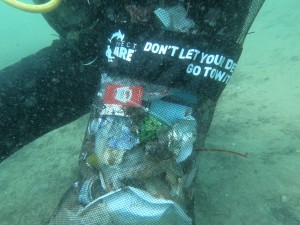 Some Trash from the dive site 