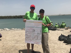 CAE Maritime ME volunteer participates in mangrove clean up in Abu Dhabi