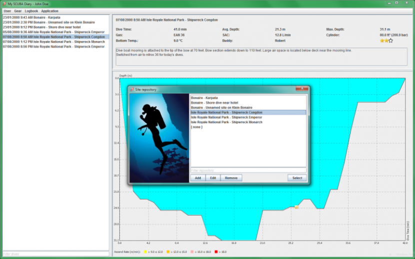 My SCUBA Diary - A Lightweight Logbook for Your Dives