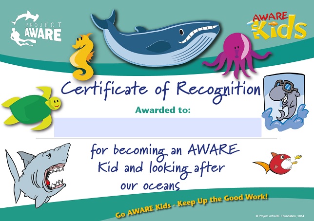 Kids certificate