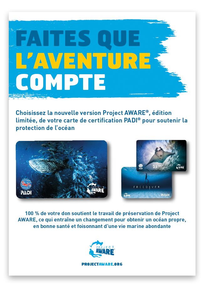 Poster for dive centres 19 FR