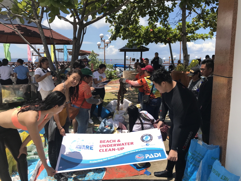 Cebu MarineBoy UnderWater Clean up