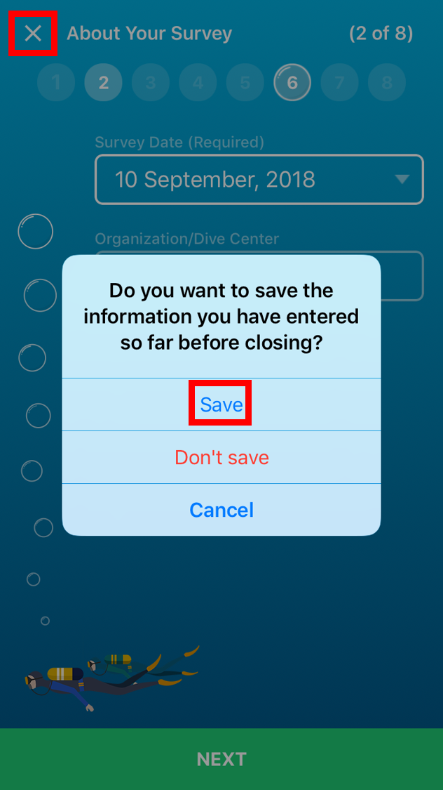 save survey