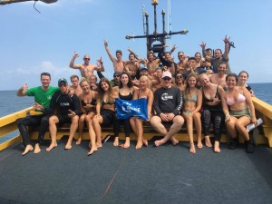 Conservation with PADI CEO Drew Richardson in Koh Tao Thailand 