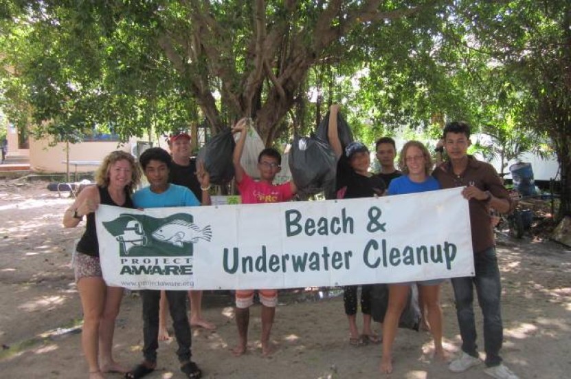 Dauin Beach clean up