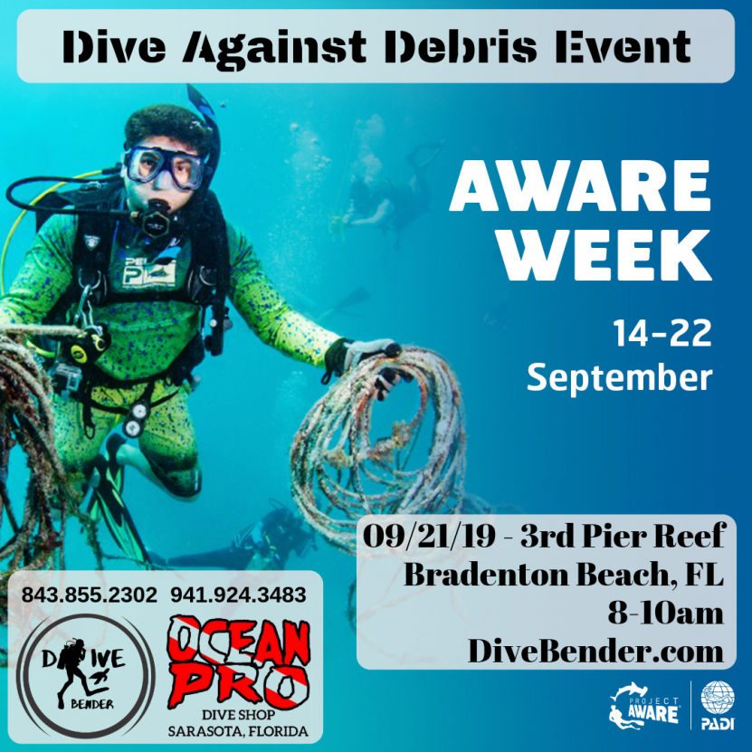 Dive Against Debris - Dive Bender - Anna Maria Island