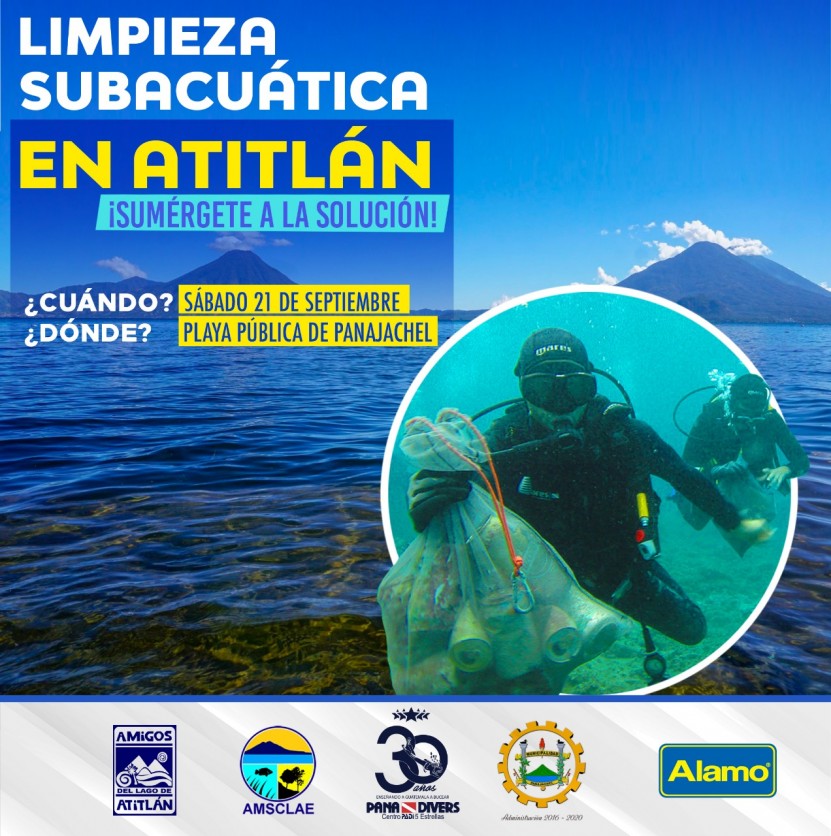 Beach Clean-up in Lago Atitlan Guatemala