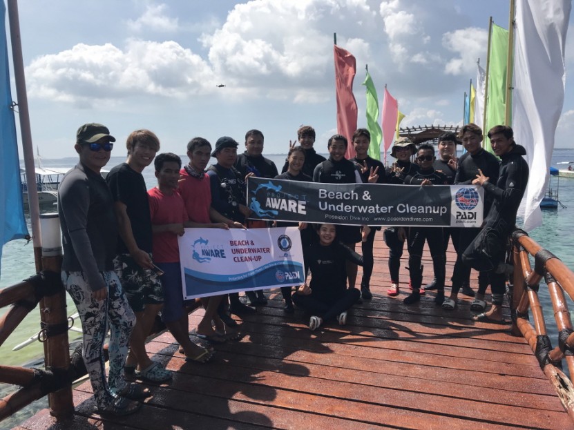 Philippines Cebu Mactan UnderWater Clean up Activity Report