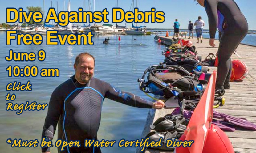 dive against debris