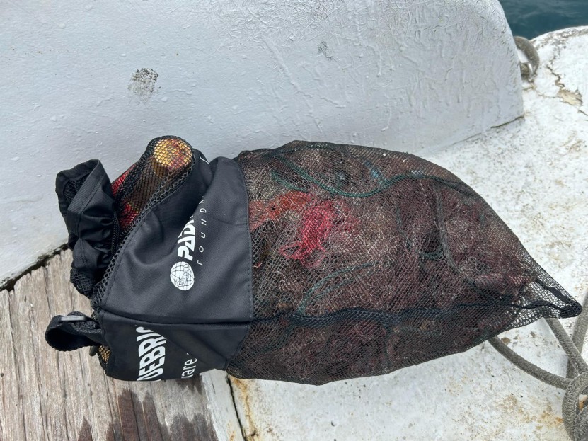 Large quantity of ocean debris was retrieved from ocean floor