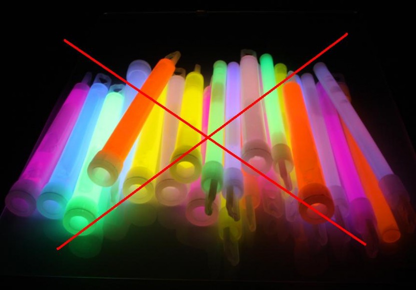 Night Diving: Just say No to glow sticks!