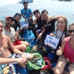 Underwater cleannig day