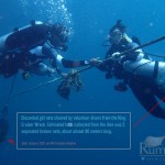 Volunteer Divers successfully collected discarded nets